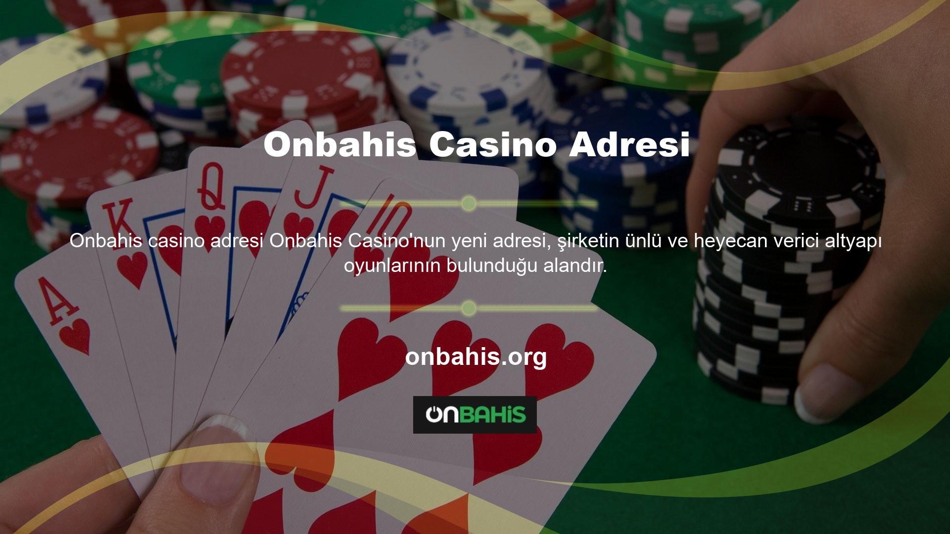 Casino söz konusu olduğunda akla gelen her oyun