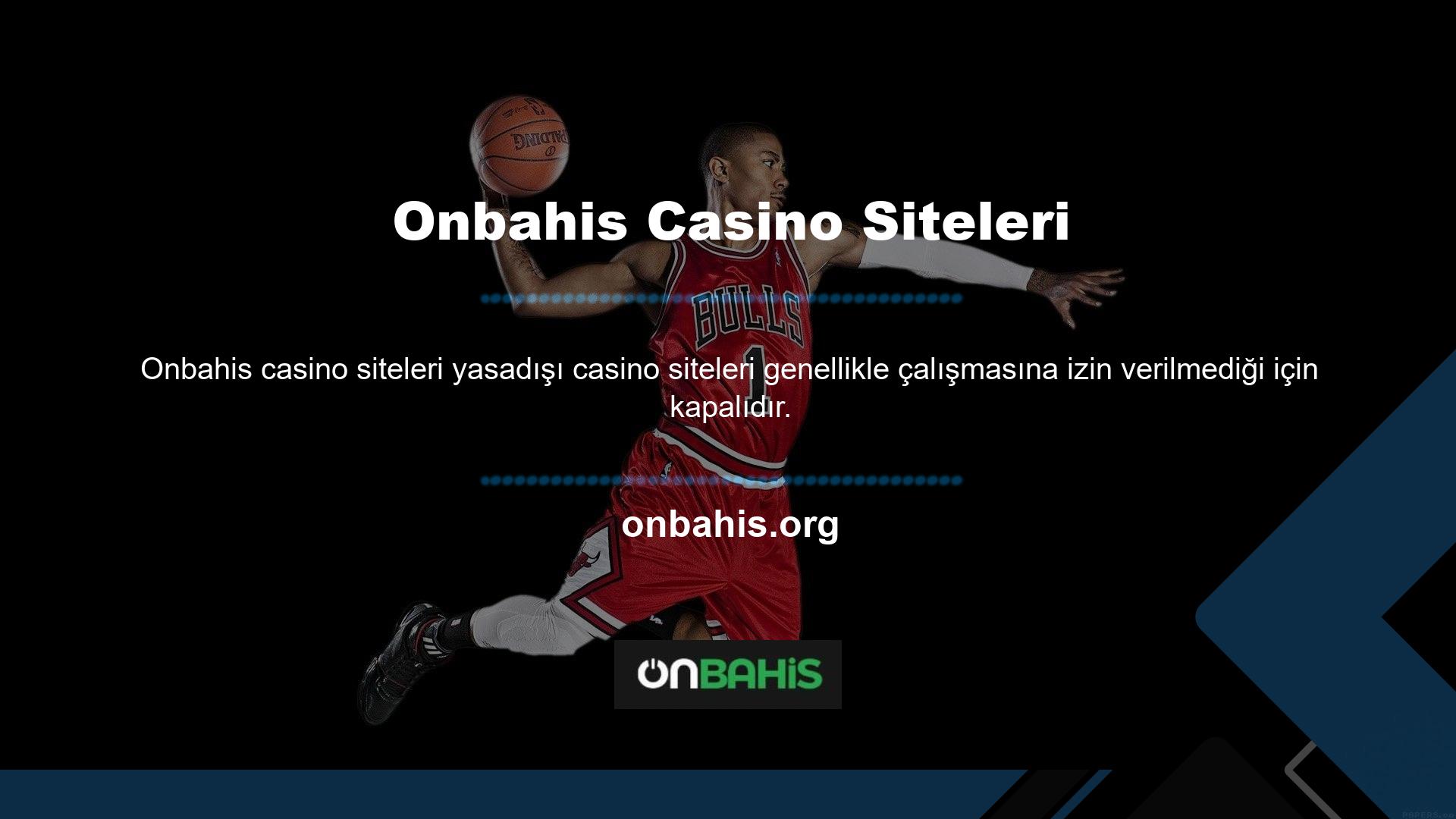 Onbahis Casino, bahis için diğer web sitelerinden daha iyi kazanma şansına ve daha fazla seçeneğe sahiptir
